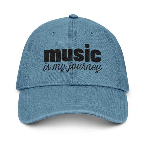 Music is my journey- Denim Hat