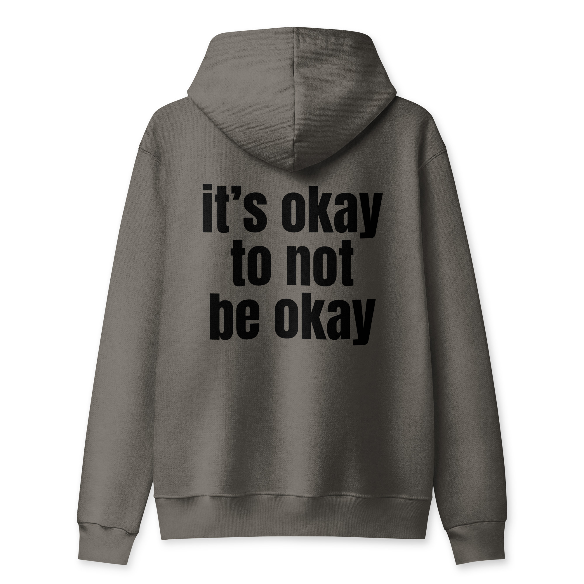 It's okay to not be okay, Unisex Full Zip Hoodie - Image 3