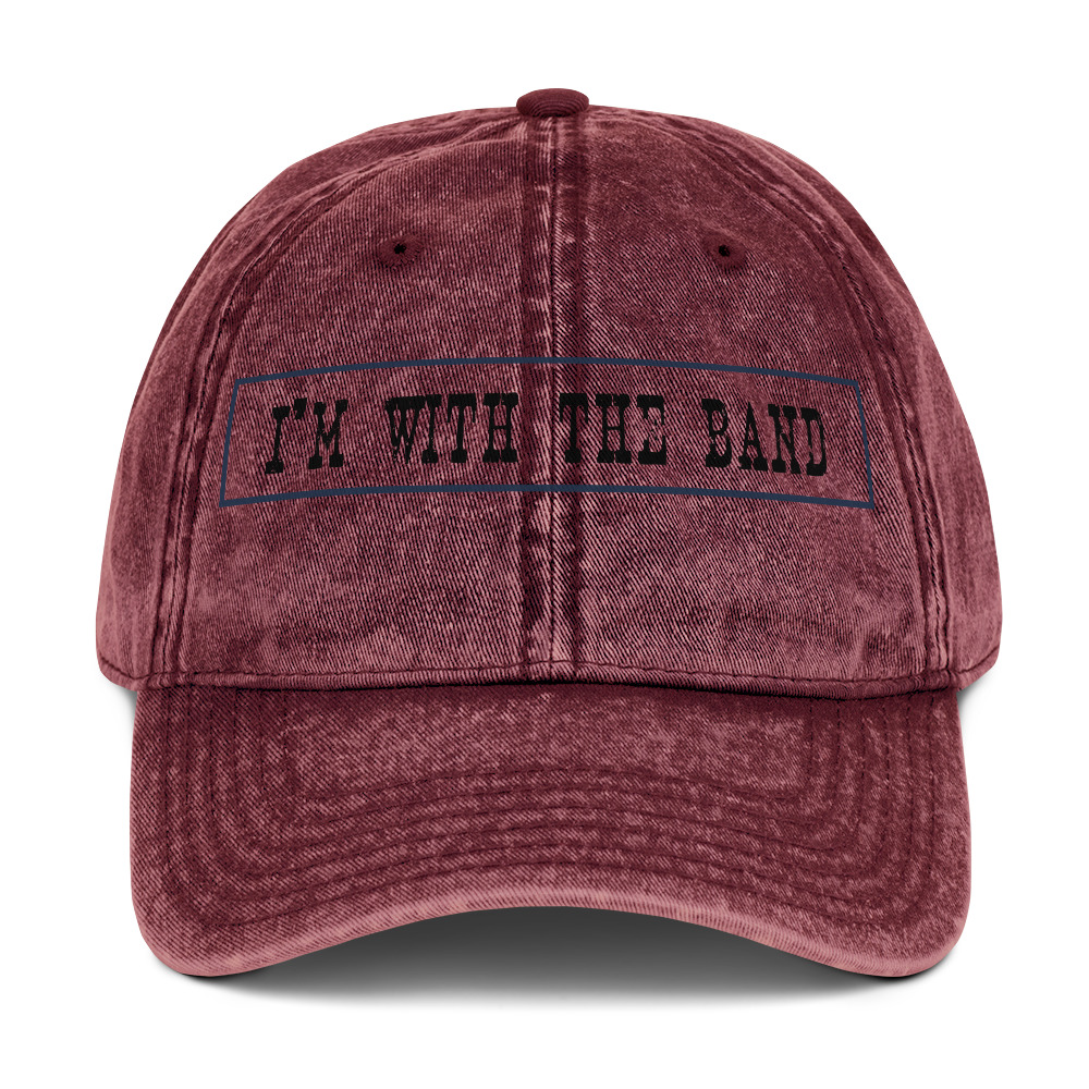 I'm with the Band - Vintage Cotton Cap - Image 3