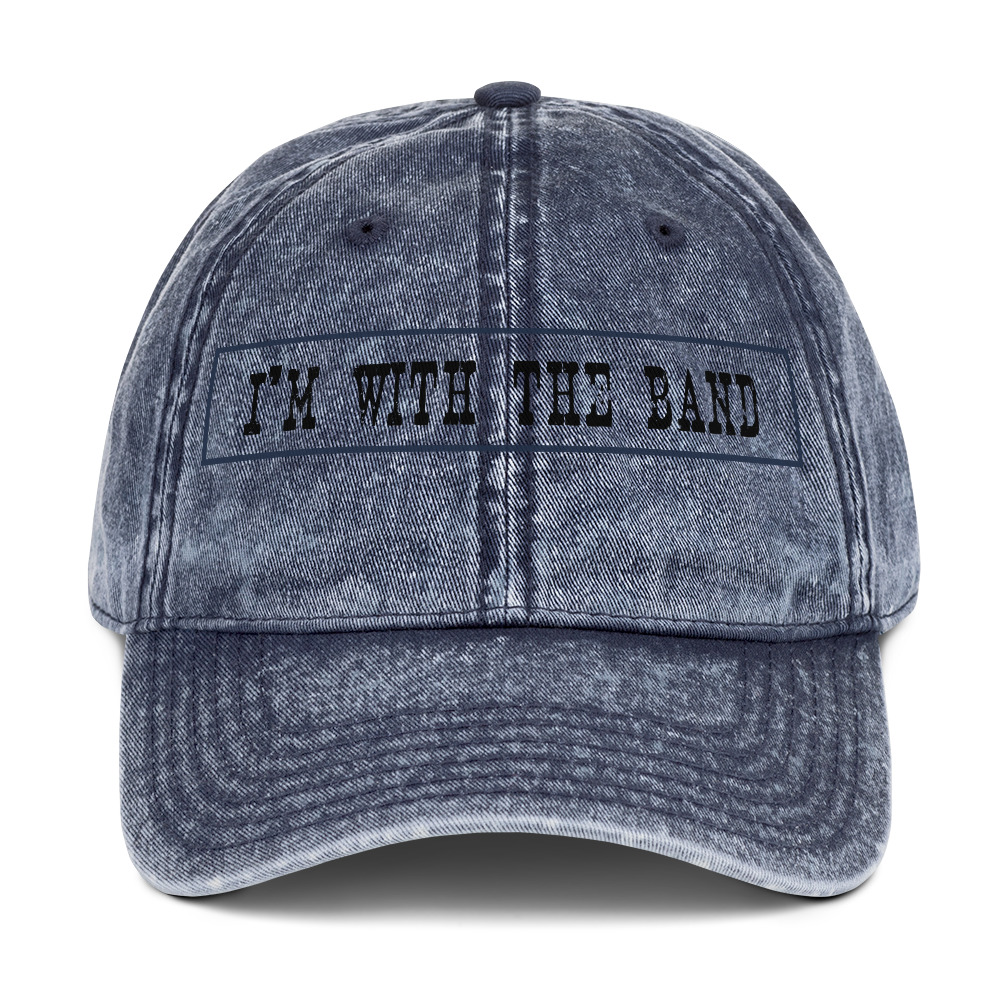 I'm with the Band - Vintage Cotton Cap - Image 4