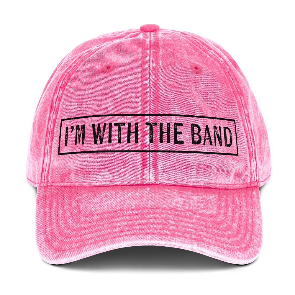 I'm with the Band - Vintage Cotton Cap - Image 10