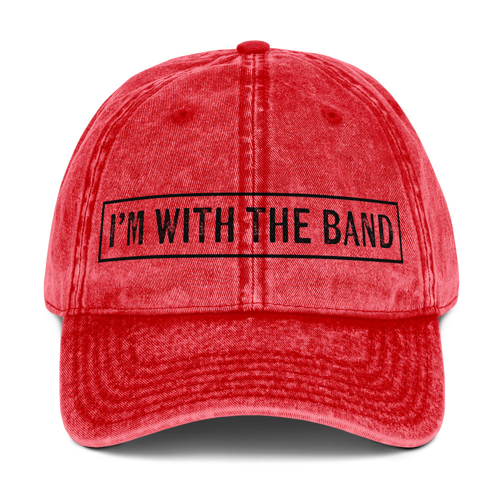 I'm with the Band - Vintage Cotton Cap - Image 6