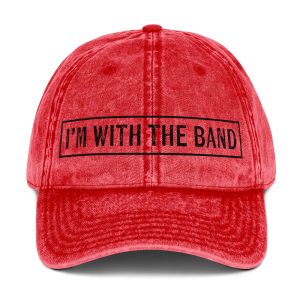 I'm with the band ball cap, hat