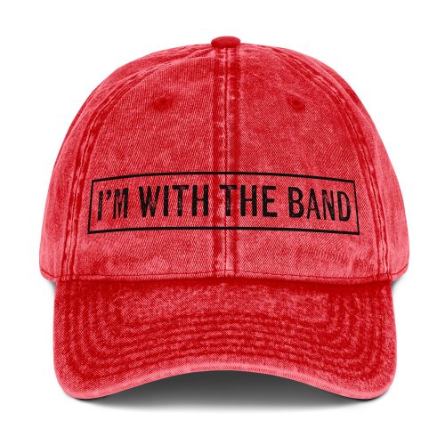 I'm with the band ball cap, hat