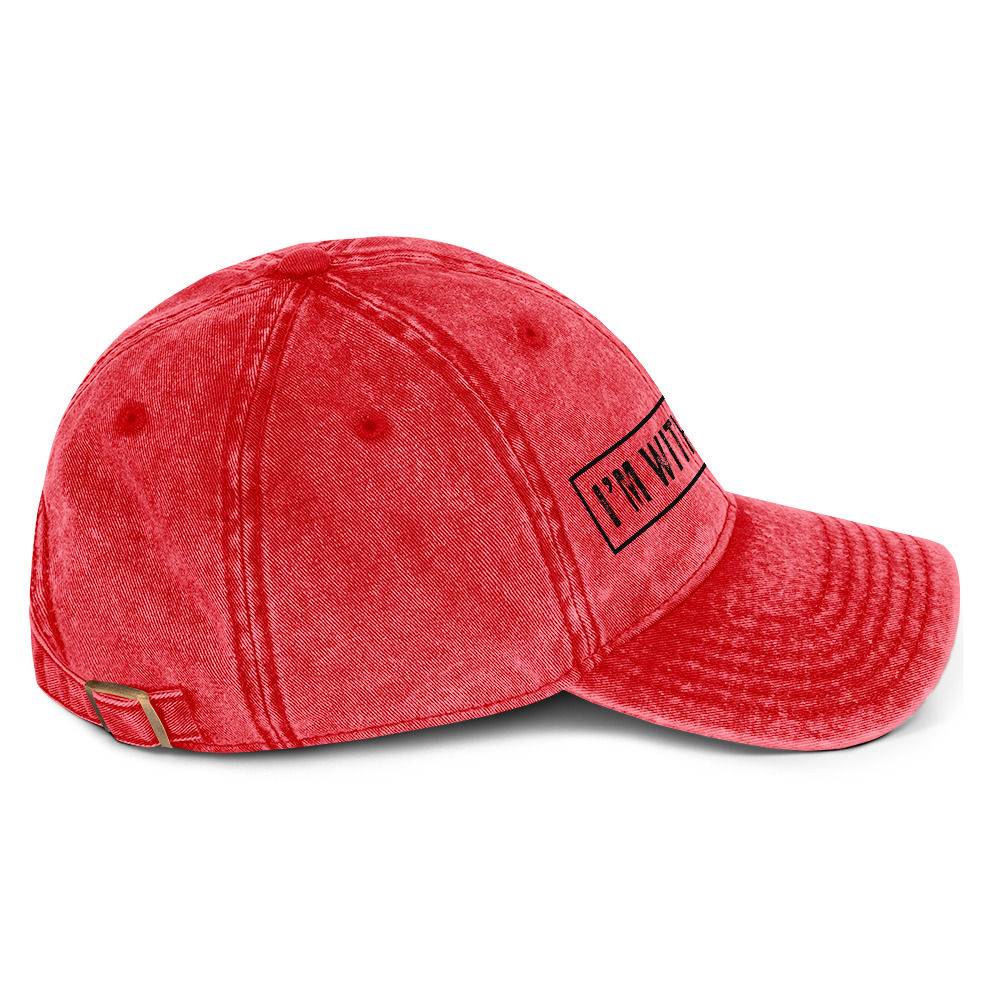 I'm with the Band - Vintage Cotton Cap - Image 9