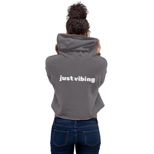 Cropped Hoodie - Just Vibing