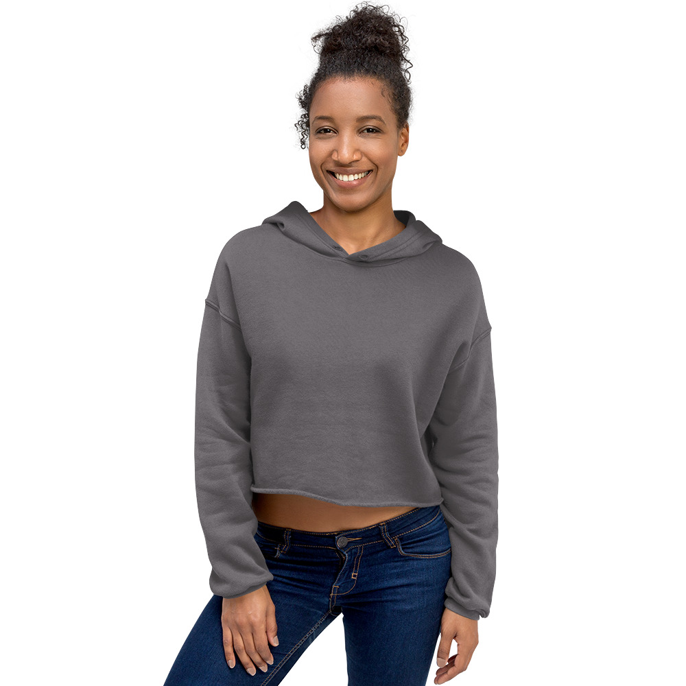 Just Vibing, Crop Hoodie - Image 6