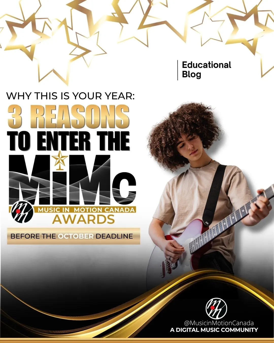 Head over to the Music in Motion Canada Website to review the guidelines, check out the submission details, and get your music heard.